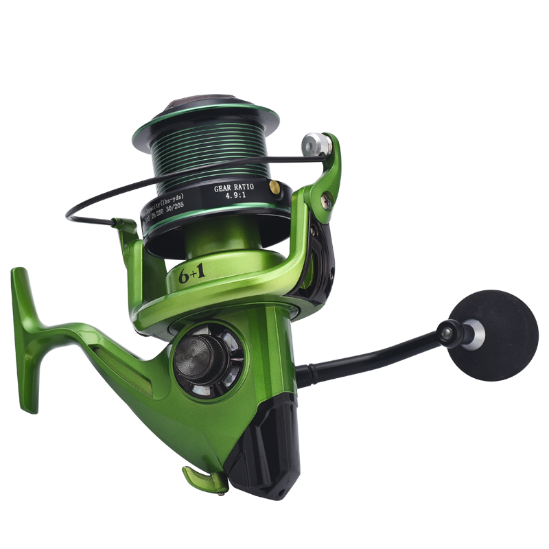 Distant Wheel Spinning Reel NGK8000-14000 Metal fishing wheel 4.8:1 Gear  Ratio Fishing line wheel