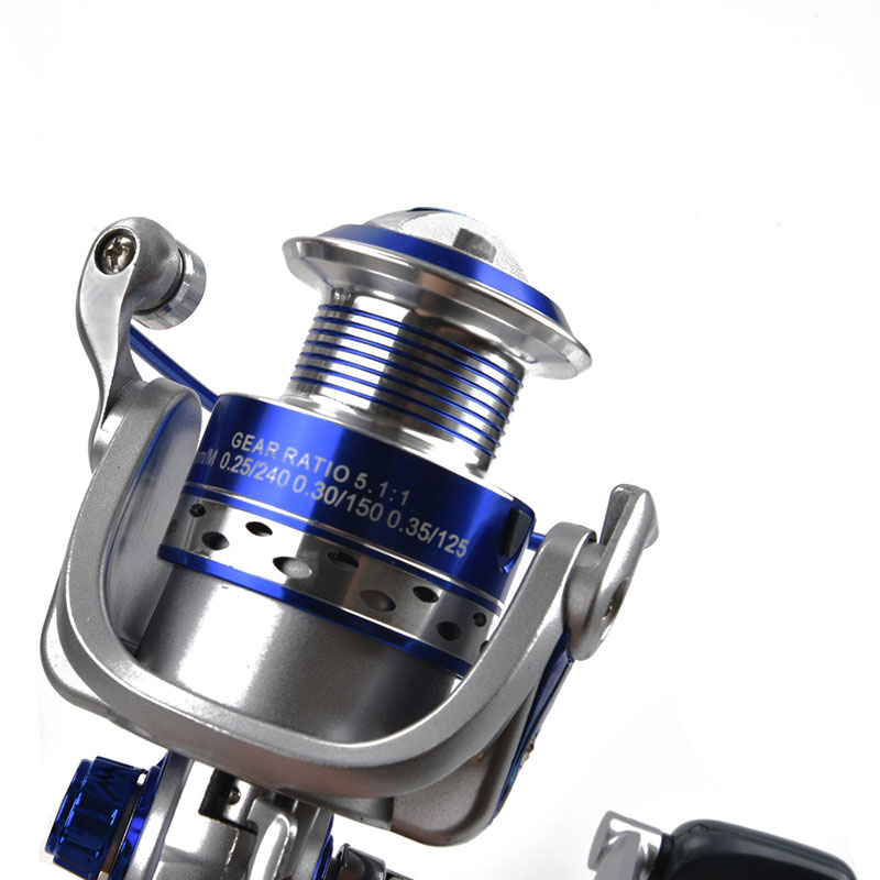 5.1:1 High-Speed Aluminium Spool Spinning Fishing Reel