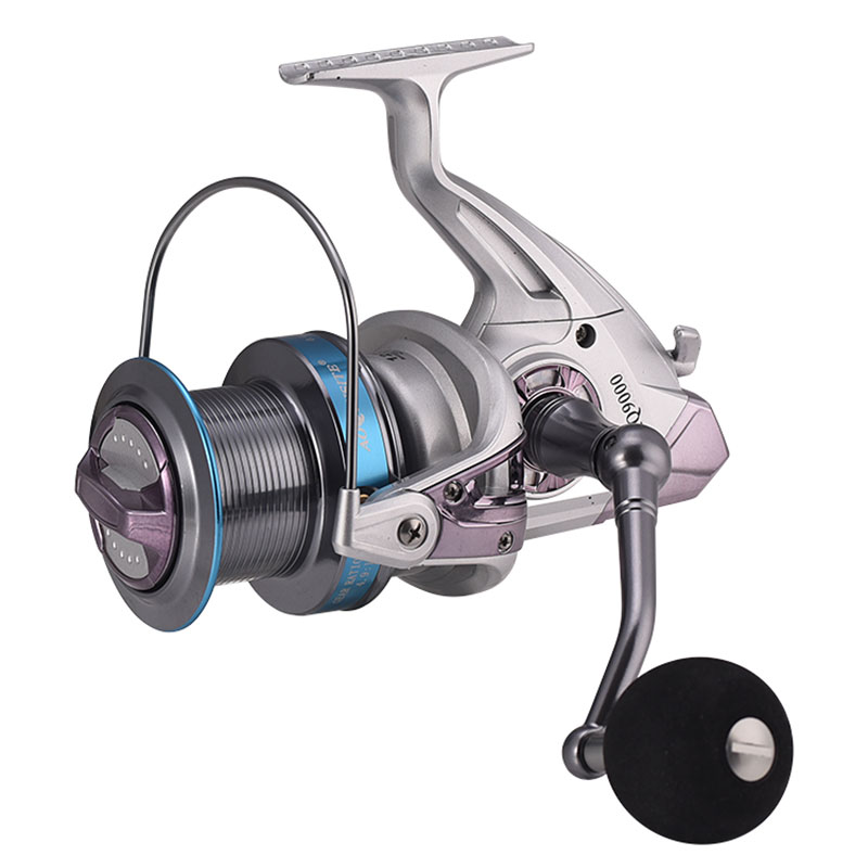 Long Throw Aluminium Spool Spinning Fishing Reel