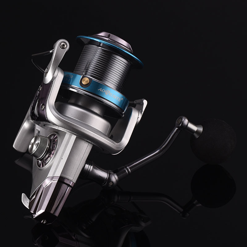 Long Throw Aluminium Spool Spinning Fishing Reel