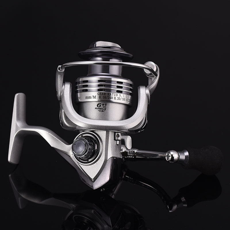 5.1:1 Plastic saltwater fishing spinning line reel