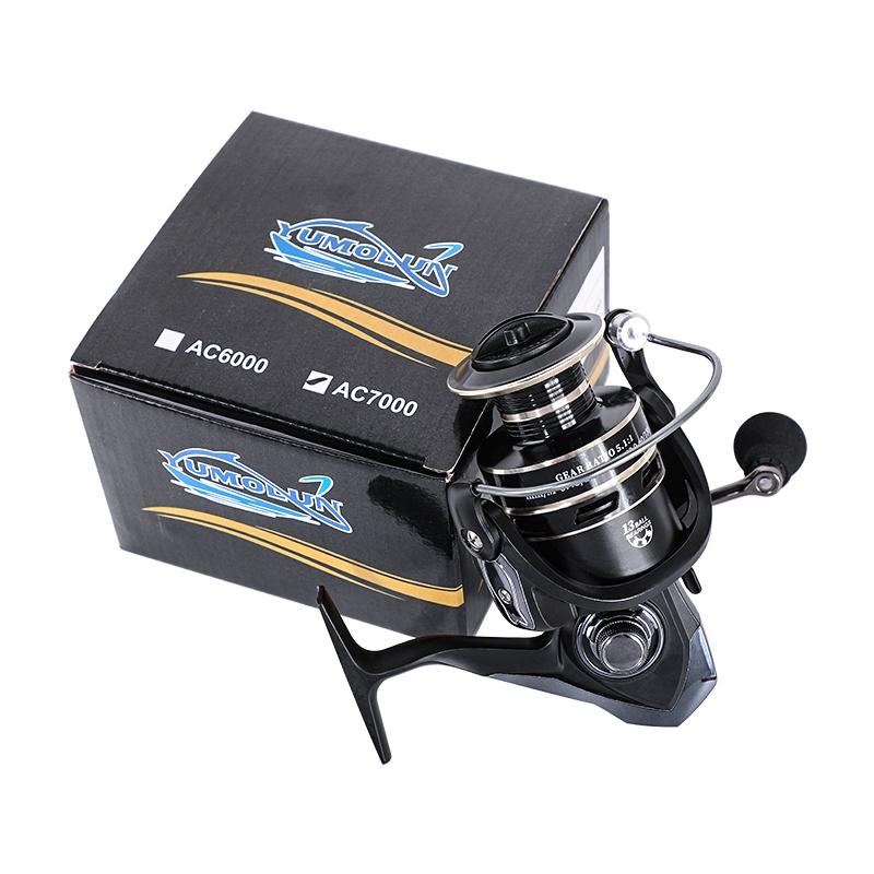 Lightweight electric fishing reels with EVA Knob