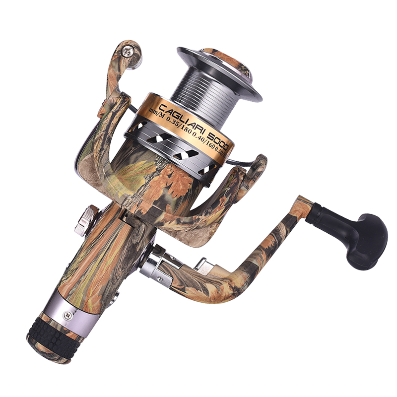 Ultra-Lightweight Plastic Folding Handle Fishing Reel for Ultralight Fishing