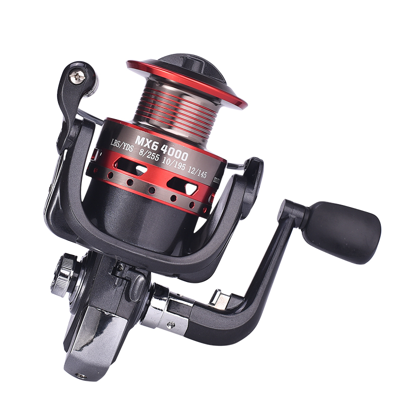 Rubber Knob Smooth Casting Fishing Reel with Adjustable Drag System