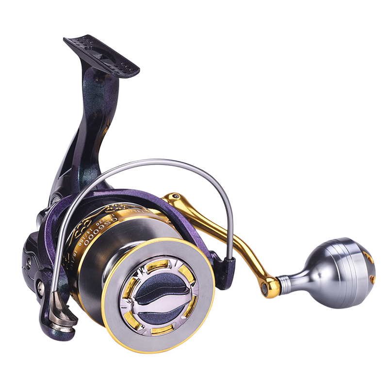 Metal CNC Power Handle Metal Spinning Wheel Trolling Fishing Reels