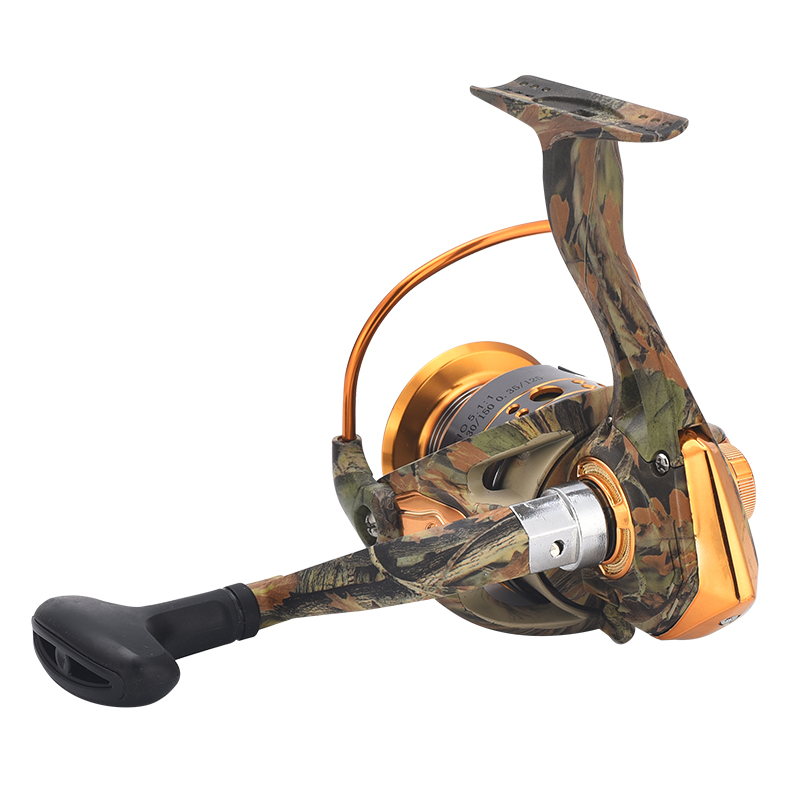 Lightweight Baitcasting Fishing Reel with Plastic Folding Handle