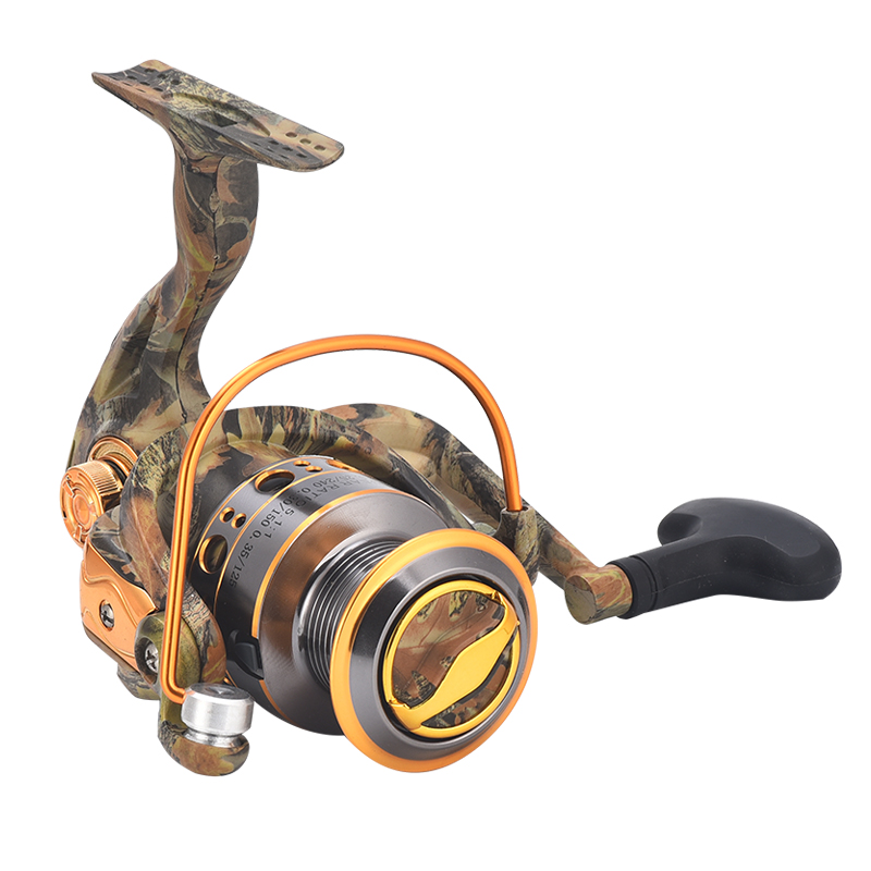 Lightweight Baitcasting Fishing Reel with Plastic Folding Handle