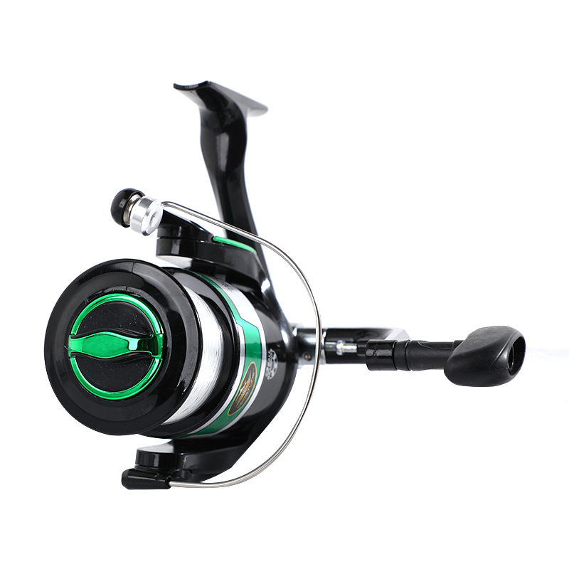 Plastic T Knob Metal Fishing Reel with Large Arbor Design