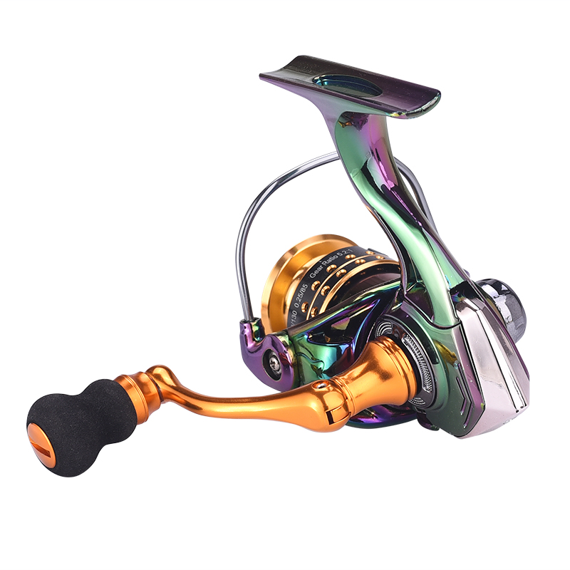 Metal CNC Power Handle 5.2:1 Compact Design Fishing Reel