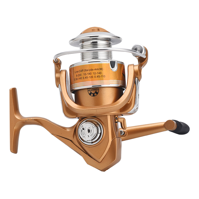 CNC Machined Plastic Folding Handle Spinning Fish Reel